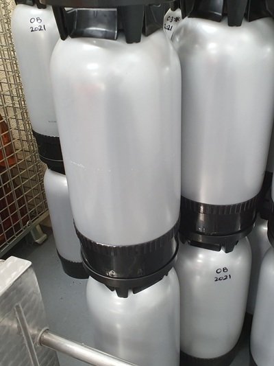 Kegs of cider and perry